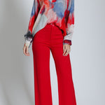 Half Plaket Pullover Blouse - APNY - 605258110312 - Sugar River Shoppe - 