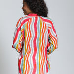 Half - Plaket Pullover Blouse - APNY - 605258270818 - Sugar River Shoppe - 