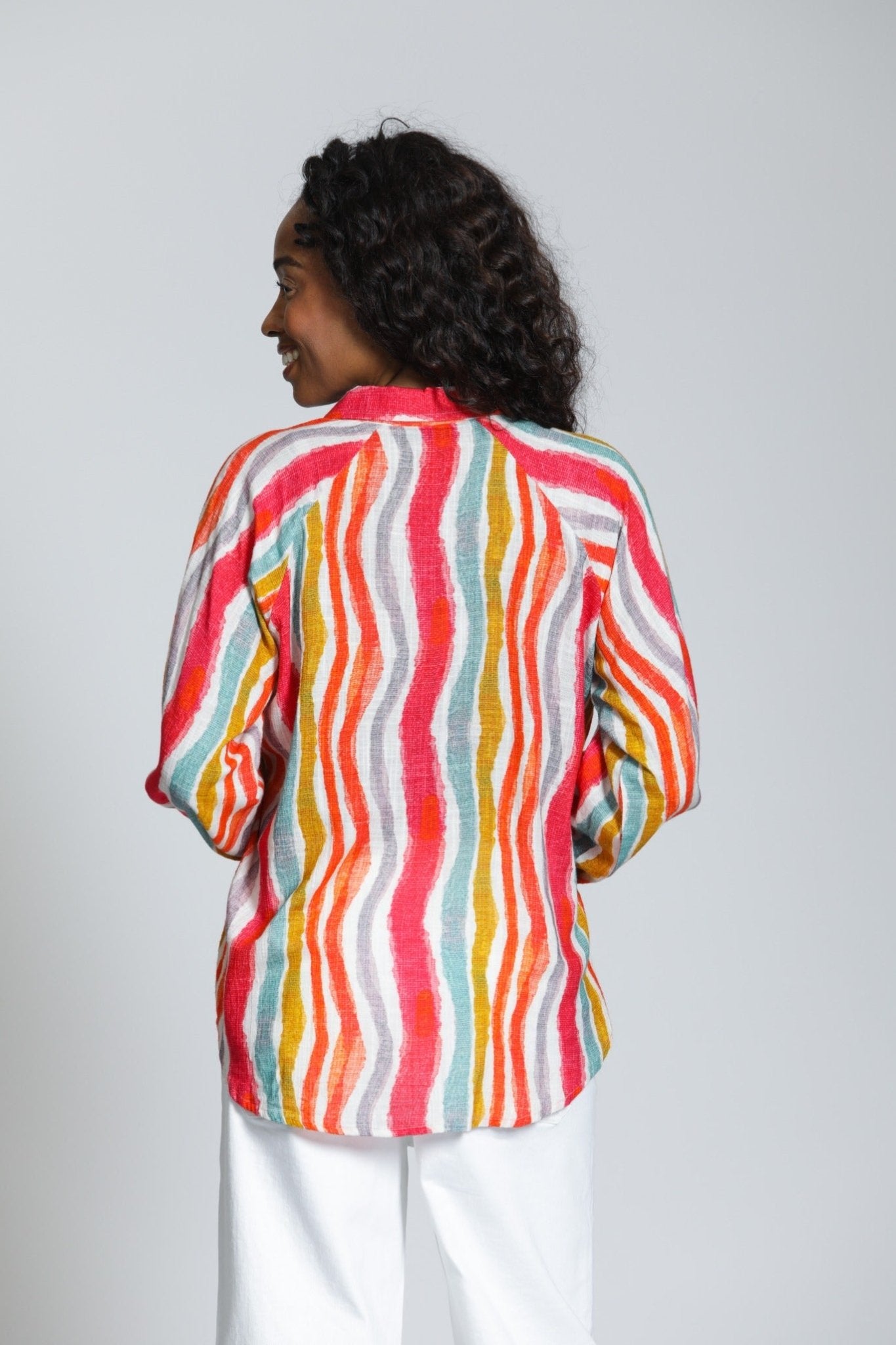 Half - Plaket Pullover Blouse - APNY - 605258270818 - Sugar River Shoppe - 