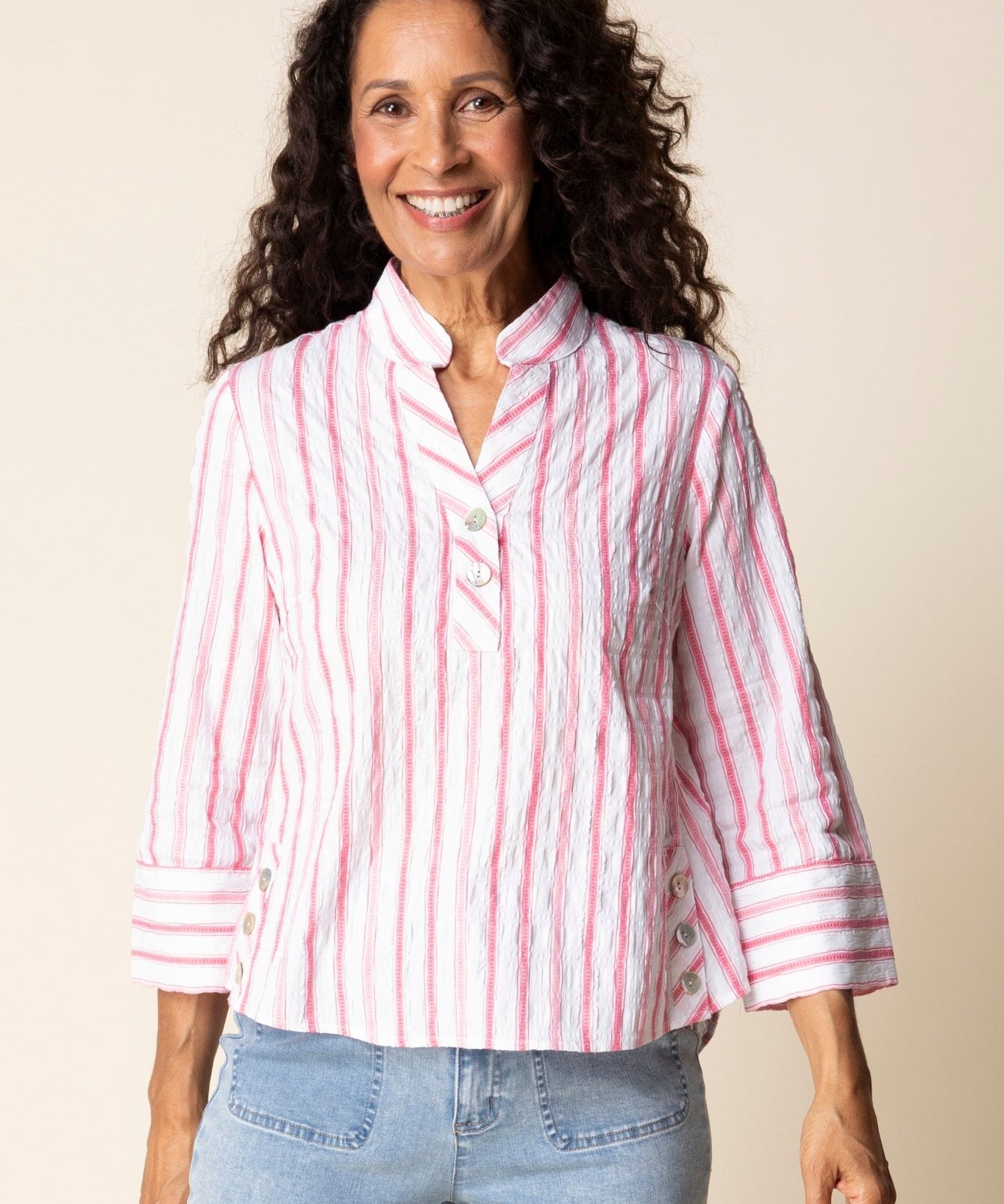 Hampton Stripe Vineyard Shirt - Habitat - 194451677215 - Sugar River Shoppe - 