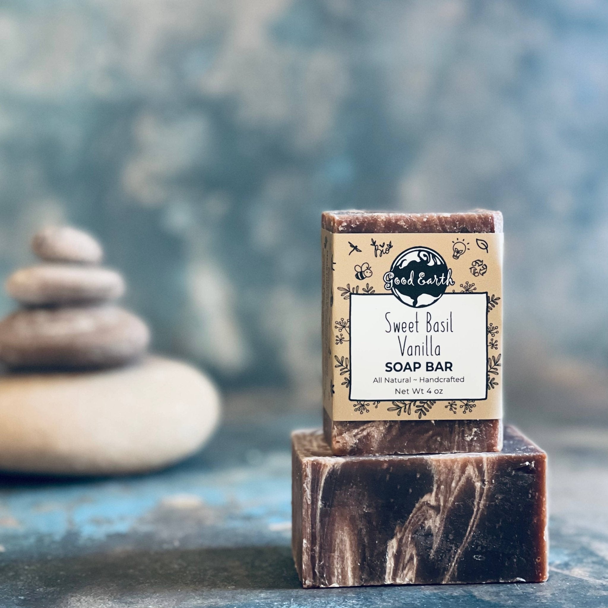 Handmade Bar Soap Collection - Artisanal Natural Cleansing Bars for Body & Face - Good Earth Soap - 718122565313 - Sugar River Shoppe - 