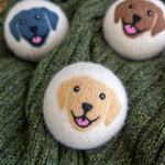 Happy Dogs Eco Wool Dryer Balls - Mix of 3 colors - Friendsheep - 722698951906 - Sugar River Shoppe - 