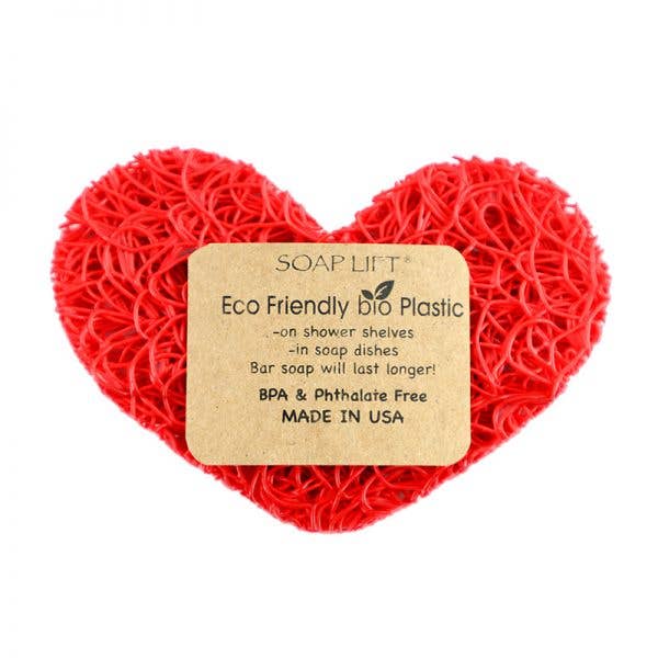 Heart Soap Lift Soap Saver - Red - Soap Lift - 618882030086 - Sugar River Shoppe - 