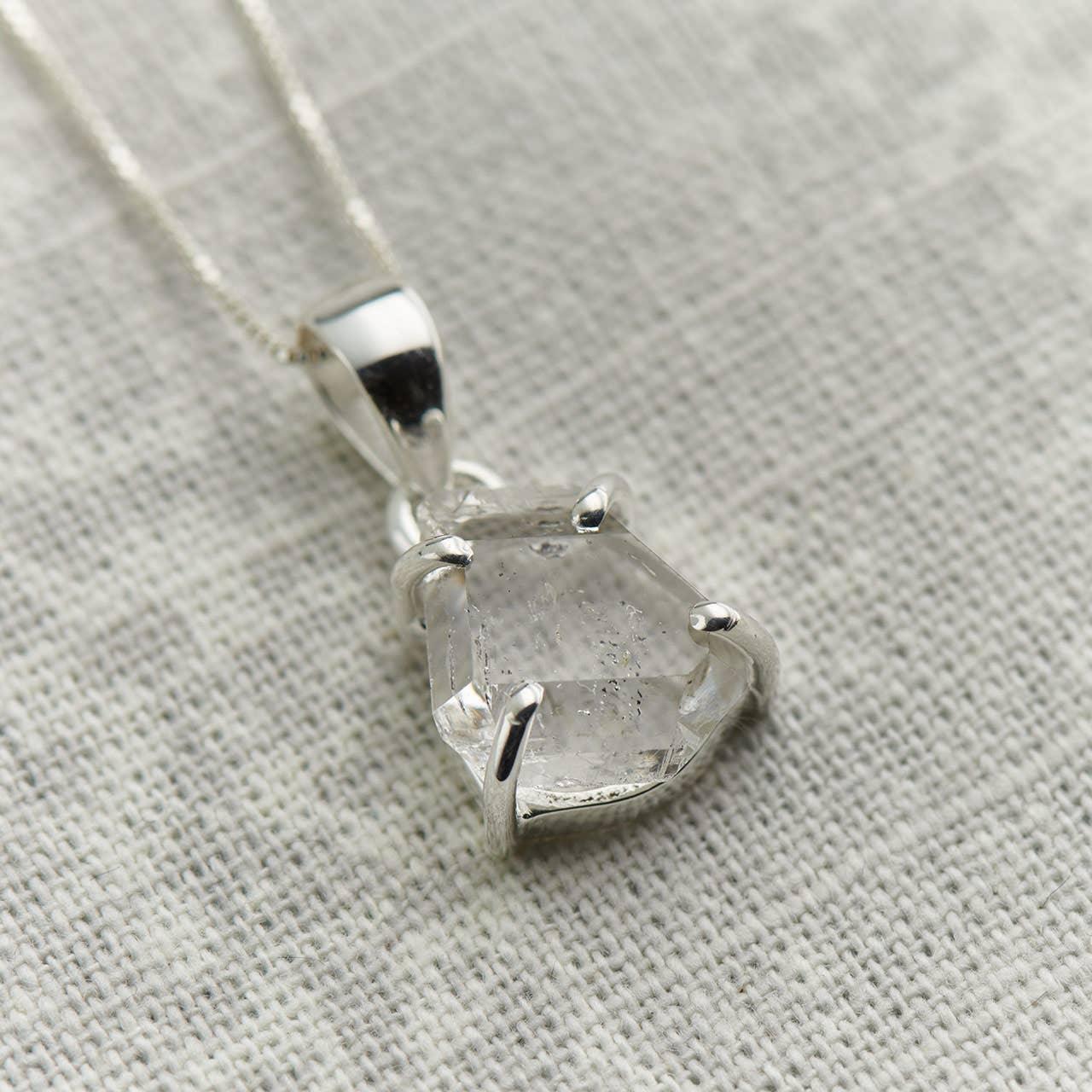 Herkimer Diamond Pendant Sterling Silver - Nugent Jewelry - 24436520 - Sugar River Shoppe - 