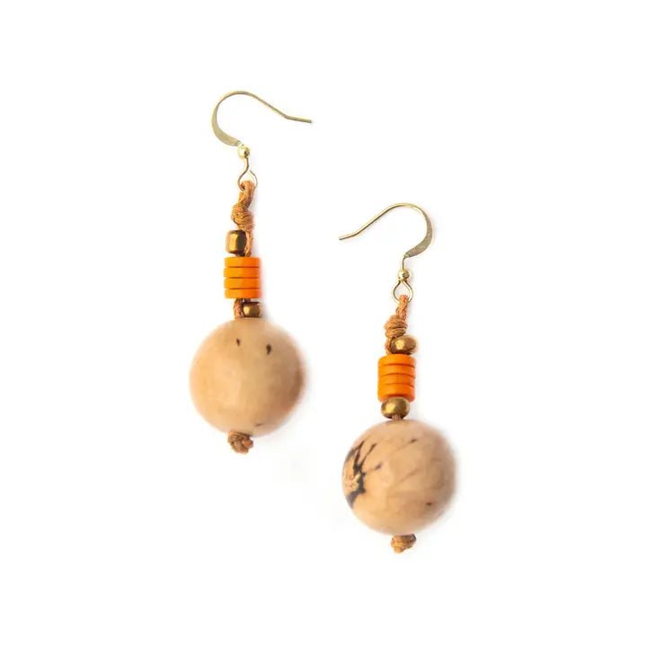 Ida Earrings - Tagua by Soraya Cedeno - 615953200935 - Sugar River Shoppe - 