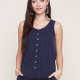 Indigo Blouse - Renuar - 827118277403 - Sugar River Shoppe - 