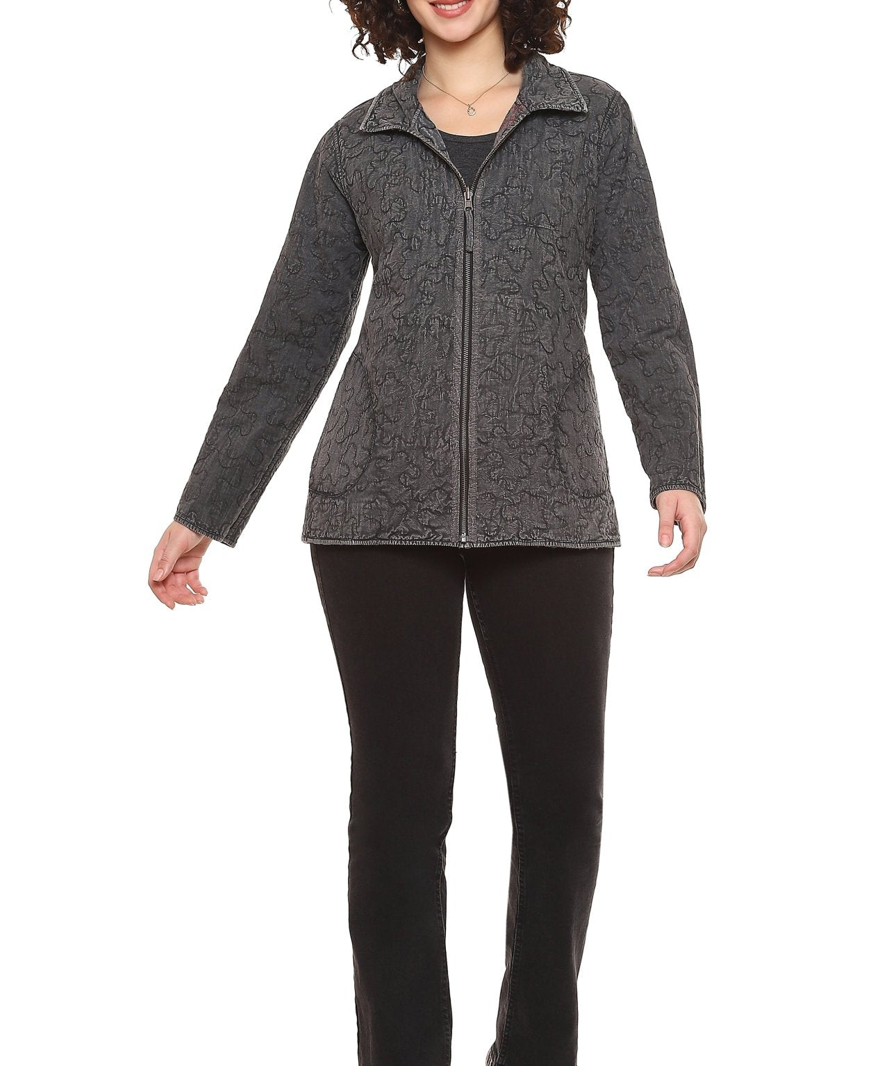 Inez Reversible Jacket - Parsley and Sage - 41408808 - Sugar River Shoppe - 
