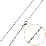 Italian Sterling Silver Chain 16'' - Amberman - 90512680 - Sugar River Shoppe - 