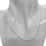 Italian Sterling Silver Chain 22'' - Amberman - 90545448 - Sugar River Shoppe - 