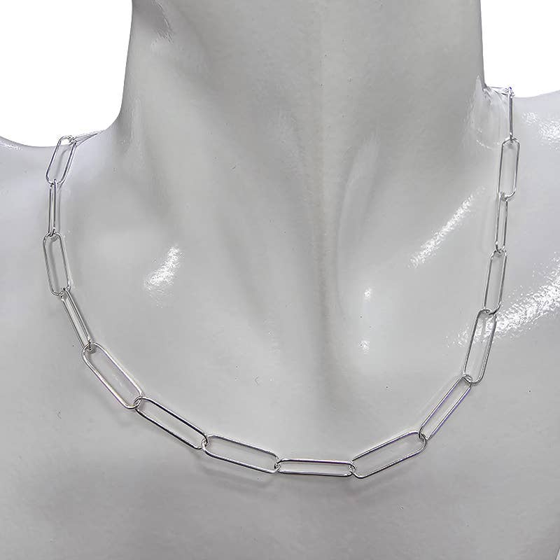 Italian Sterling Silver Chain Anti - Tarnish 20'' - Amberman - 56849448 - Sugar River Shoppe - 