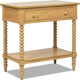 Easton 28" Modern Farmhouse Turned Nightstand Side Table - Sugar River Shoppe