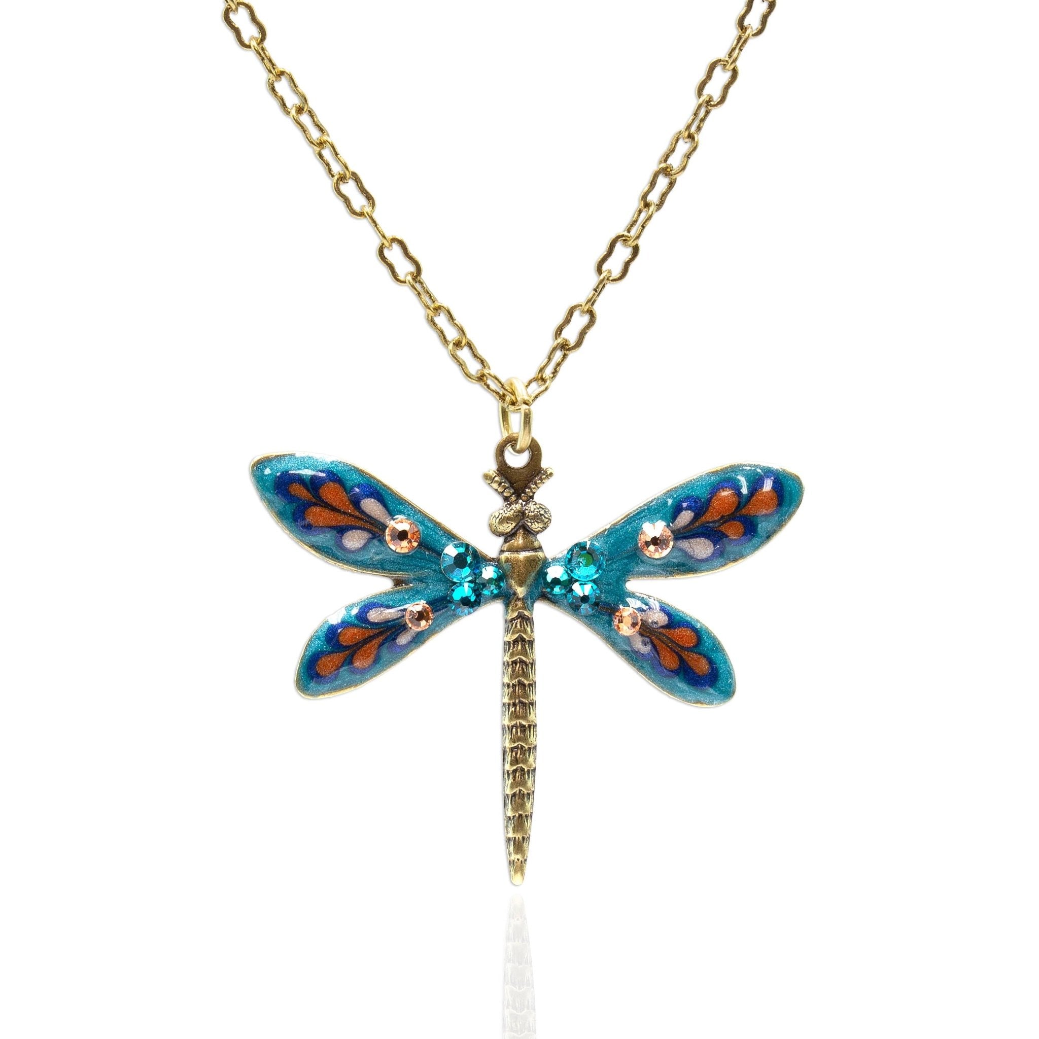 Jill's Garden Flower Blue Zircon Necklace - Anne Koplik Designs, Inc. - 60315944 - Sugar River Shoppe - 