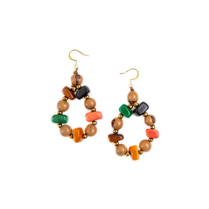 Julie Earrings - Tagua by Soraya Cedeno - 615953927948 - Sugar River Shoppe - 