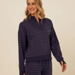 Kindra Dot Embroidered Terry Pullover - Threads 4 Thought - 195014985440 - Sugar River Shoppe - 