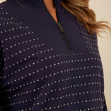 Kindra Dot Embroidered Terry Pullover - Threads 4 Thought - 195014985440 - Sugar River Shoppe - 