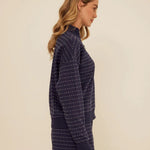 Kindra Dot Embroidered Terry Pullover - Threads 4 Thought - 195014985440 - Sugar River Shoppe - 