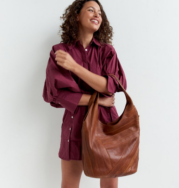 Kiki Handcrafted Leather Shoulderbag Bags - Sugar River Shoppe