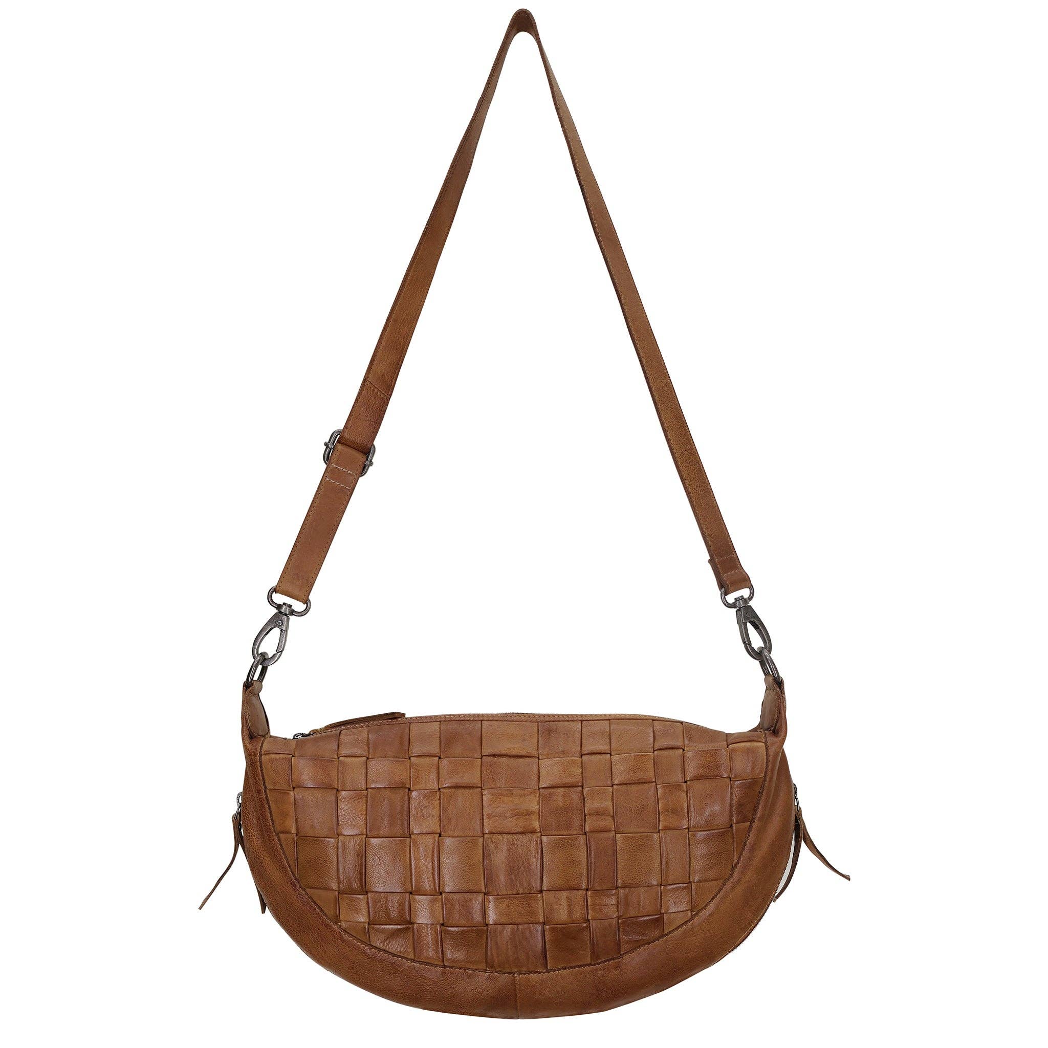 Colbie Handcrafted Leather Sling/Crossbody Bag - Sugar River Shoppe