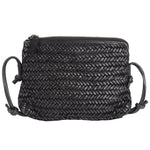 Hope Handcrafted Leather Crossbody/Belt Bag: Black - Sugar River Shoppe