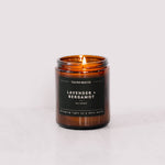 Lavender + Bergamot - Amber Jar Soy Candle - Calyan Wax Co. - 856207008222 - Sugar River Shoppe - 