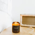 Lavender + Bergamot - Amber Jar Soy Candle - Calyan Wax Co. - 856207008222 - Sugar River Shoppe - 
