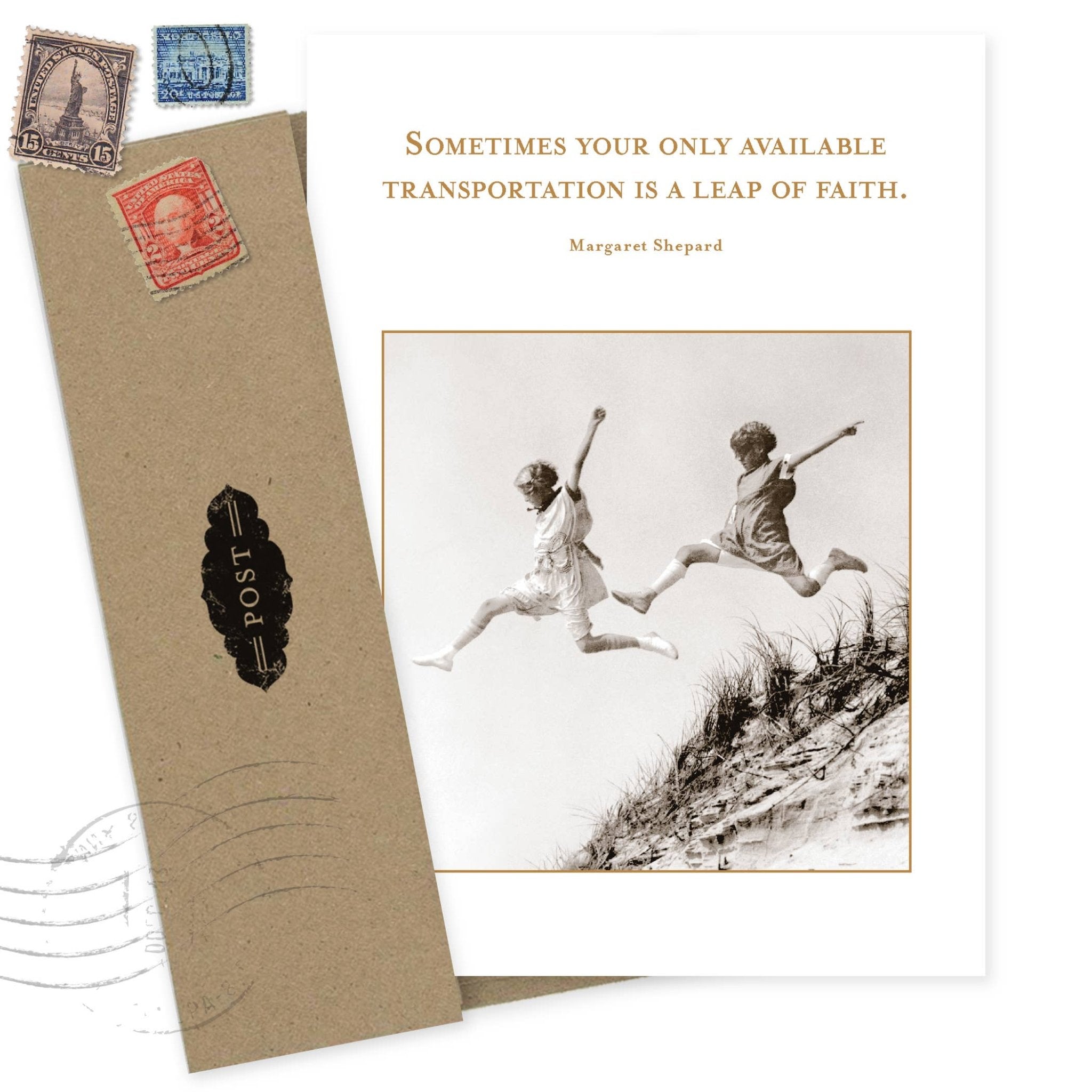 Leap Of Faith Encouragement Card - Shannon Martin Design - 810098925563 - Sugar River Shoppe - 