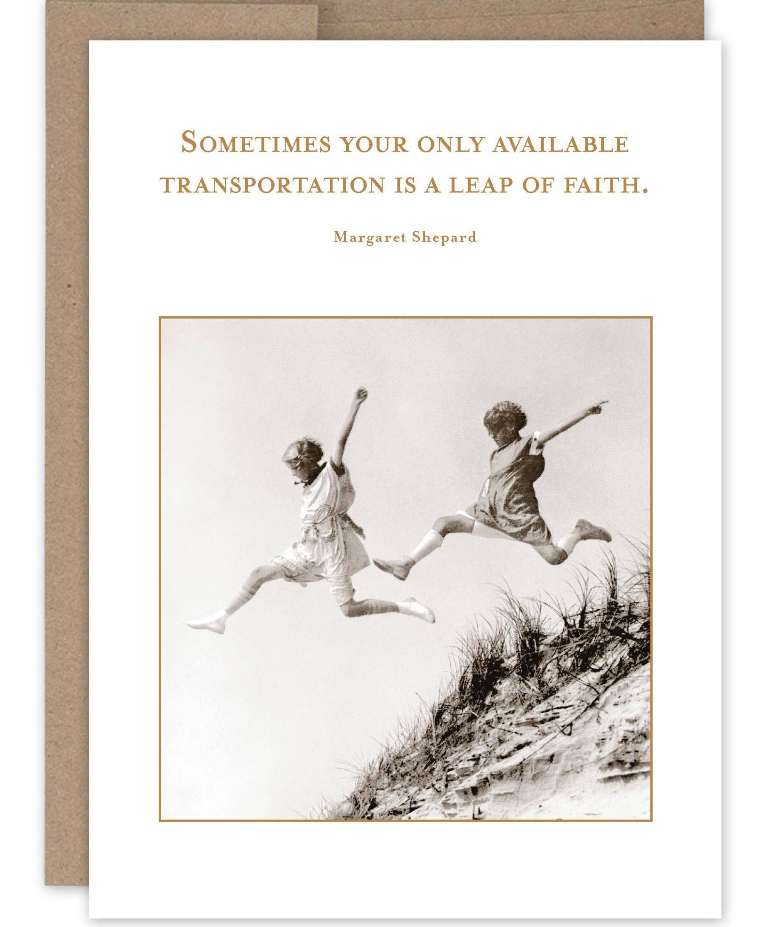 Leap Of Faith Encouragement Card - Shannon Martin Design - 810098925563 - Sugar River Shoppe - 