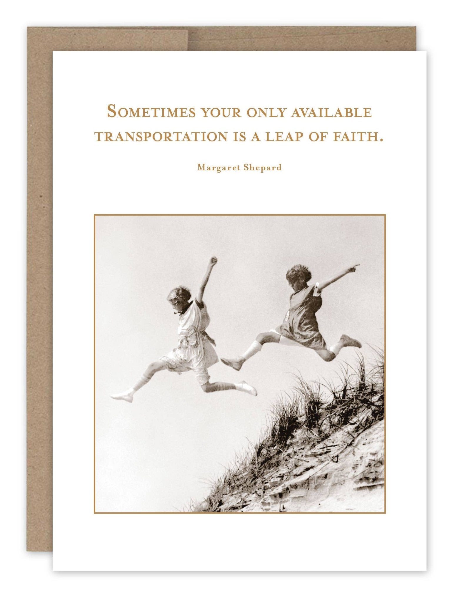 Leap Of Faith Encouragement Card - Shannon Martin Design - 810098925563 - Sugar River Shoppe - 
