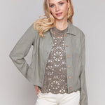 Linen Blend Jacket - Charlie B - 690178582295 - Sugar River Shoppe - 