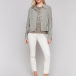 Linen Blend Jacket - Charlie B - 690178582295 - Sugar River Shoppe - 