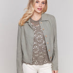 Linen Blend Jacket - Charlie B - 690178582295 - Sugar River Shoppe - 