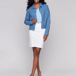 Linen Blend Jacket - Charlie B - 690178582356 - Sugar River Shoppe - 