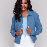 Linen Blend Jacket - Charlie B - 690178582356 - Sugar River Shoppe - 