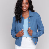 Linen Blend Jacket - Charlie B - 690178582356 - Sugar River Shoppe - 