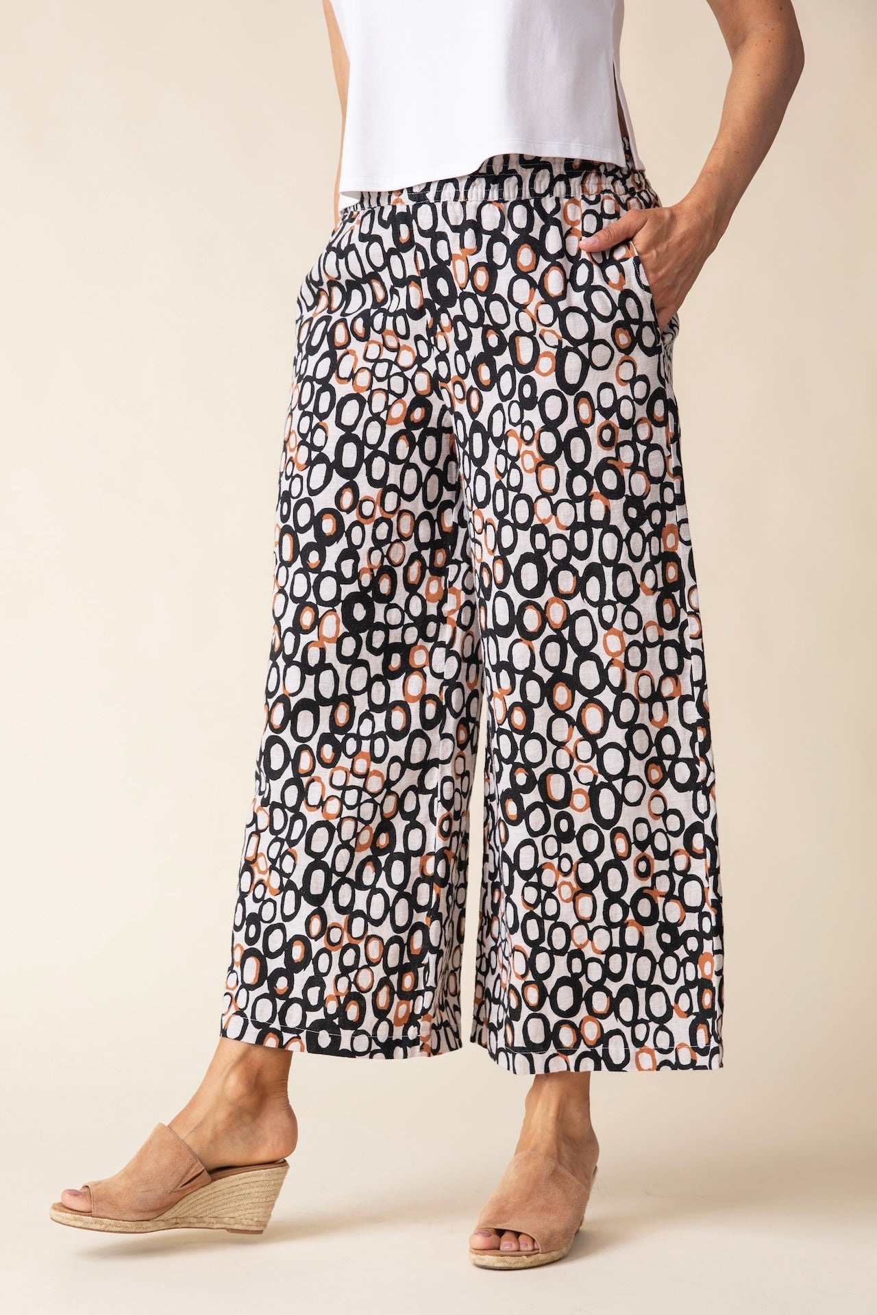 Linen Circle Veranda Pant - Habitat - 194451561071 - Sugar River Shoppe - 