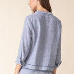 Linen Solid Summer Breeze Jacket - Habitat -  - Sugar River Shoppe - 