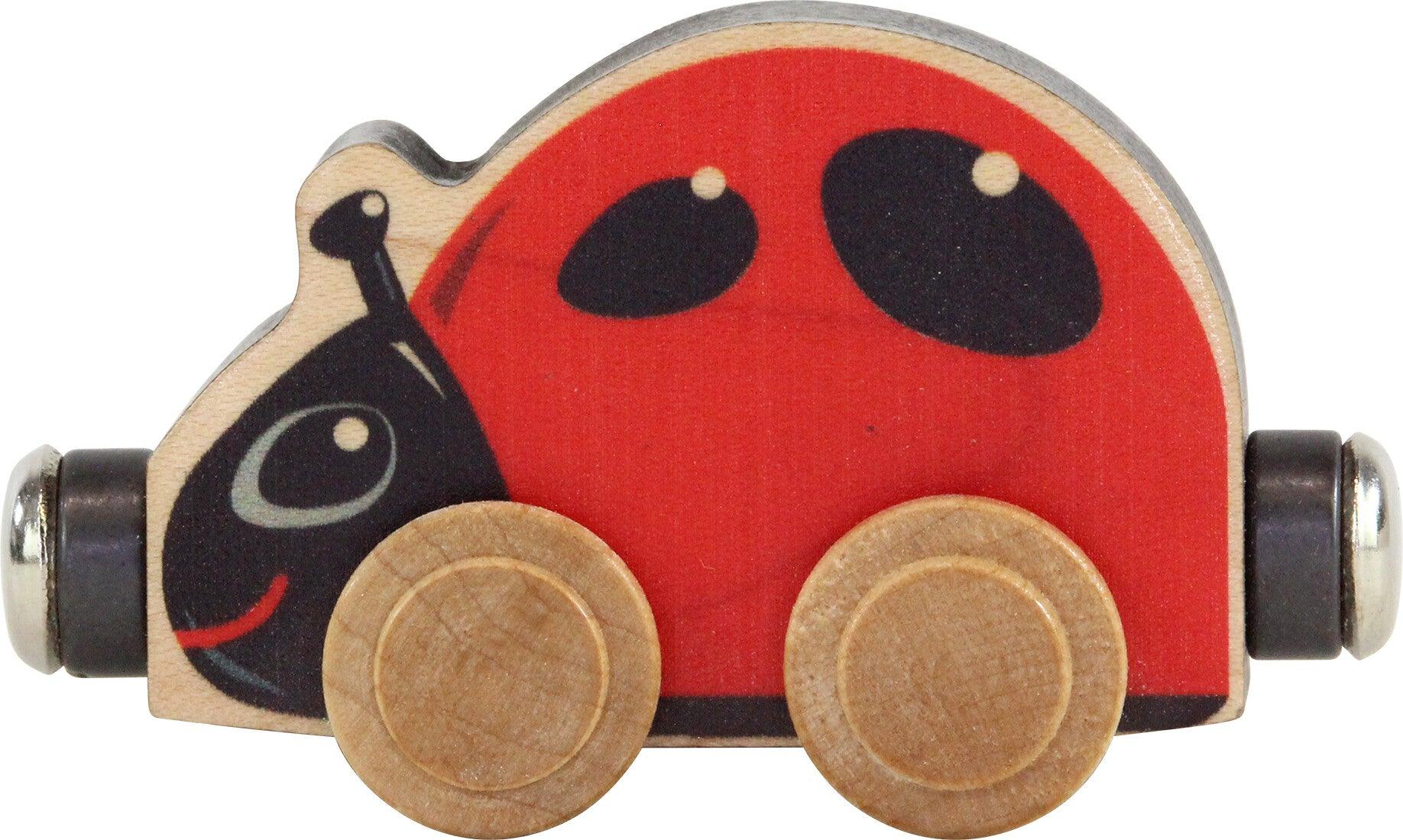 Lizzie Ladybug Train Car - Maple Landmark - 679952103383 - Sugar River Shoppe - 