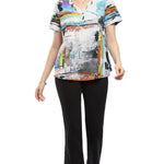 Lucy Short Sleeve Top - Parsley and Sage - 18302504 - Sugar River Shoppe - 