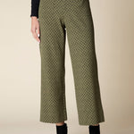 Luxe Ponte Stamped Floral Diamond Ankle Pant - Habitat - 194451488835 - Sugar River Shoppe - 