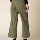 Luxe Ponte Stamped Floral Diamond Ankle Pant - Habitat - 194451488835 - Sugar River Shoppe - 