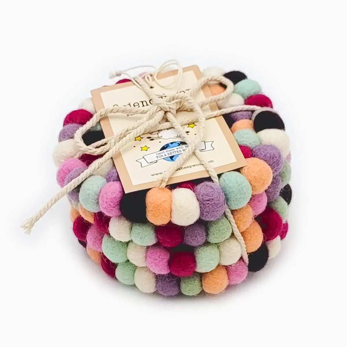 Macarons Eco Coasters and Trivets - Friendsheep - 42475560 - Sugar River Shoppe - 