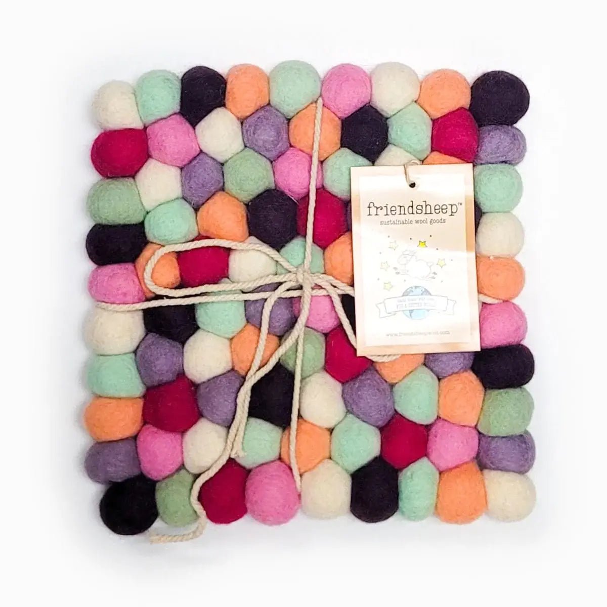 Macarons Eco Coasters and Trivets - Friendsheep - 42475560 - Sugar River Shoppe - 