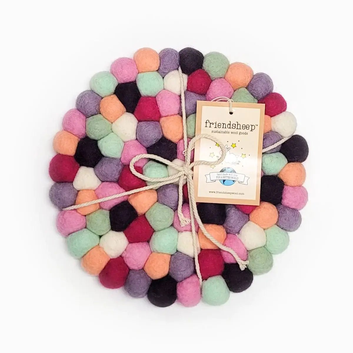Macarons Eco Coasters and Trivets - Friendsheep - 42475560 - Sugar River Shoppe - 