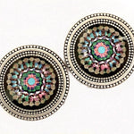 Multi Mandala Mandala Magnet Button Pin Set - Sugar River Shoppe