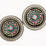 Multi Mandala Mandala Magnet Button Pin Set - Sugar River Shoppe