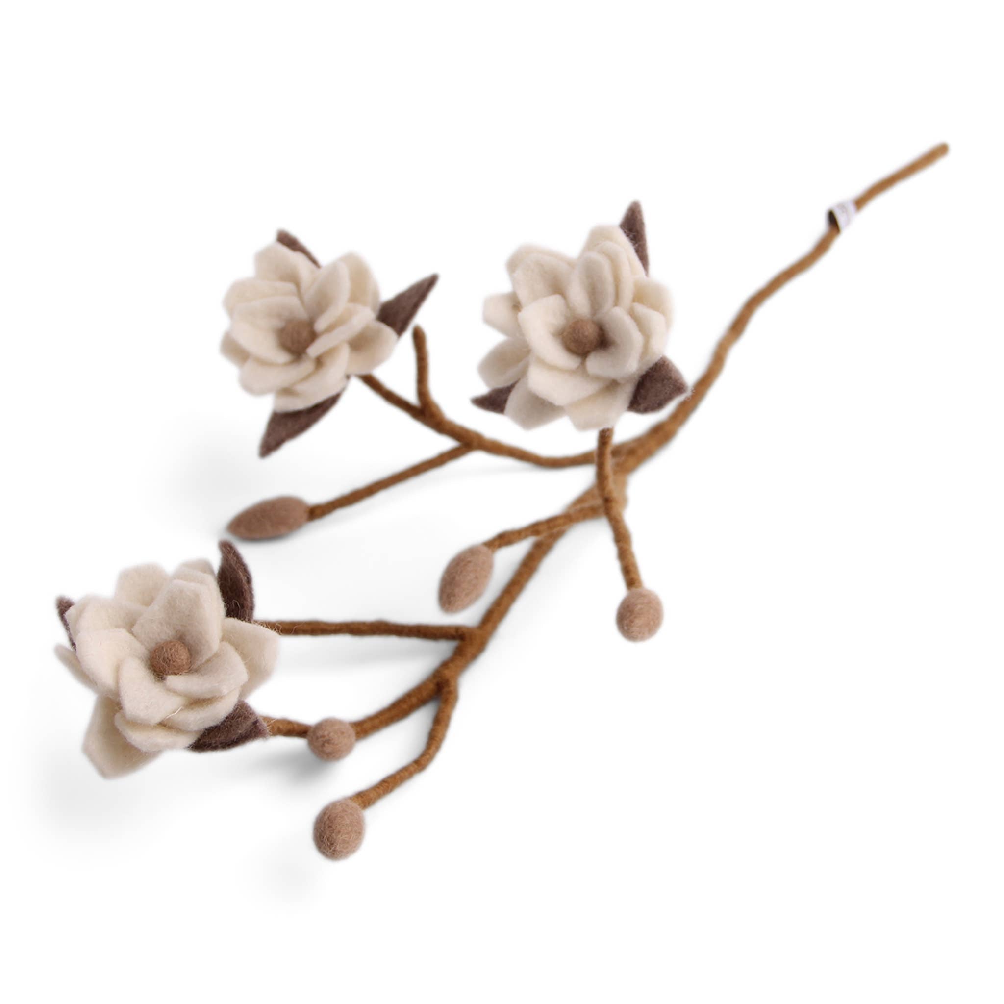 Magnolia Branch w/ White Flowers - Gry and Sif - 4510200023700 - Sugar River Shoppe - 