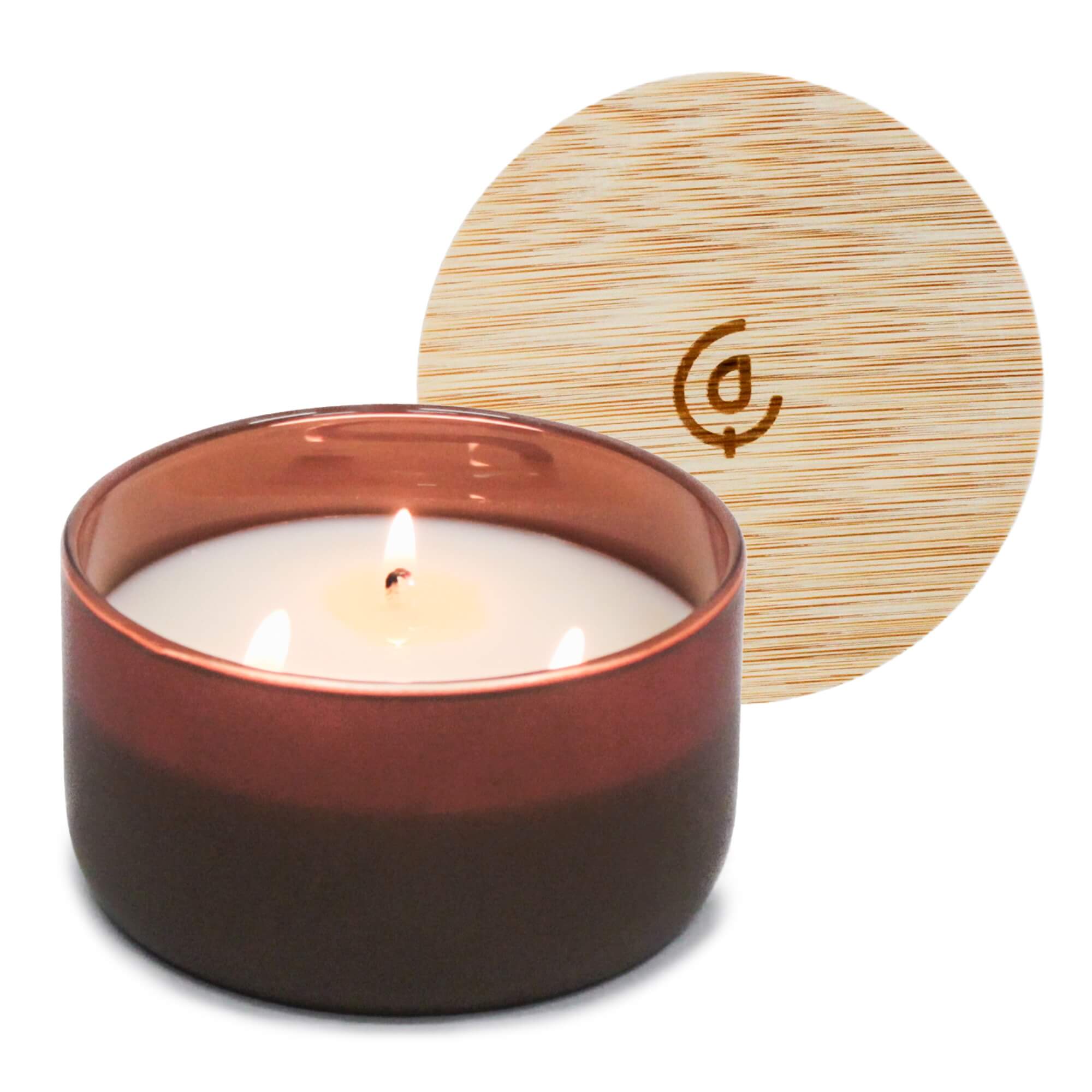 Mahogany + Cashmere - Resilience Series 3 Wick Soy Candle - Calyan Wax Co. - 850048226371 - Sugar River Shoppe - 
