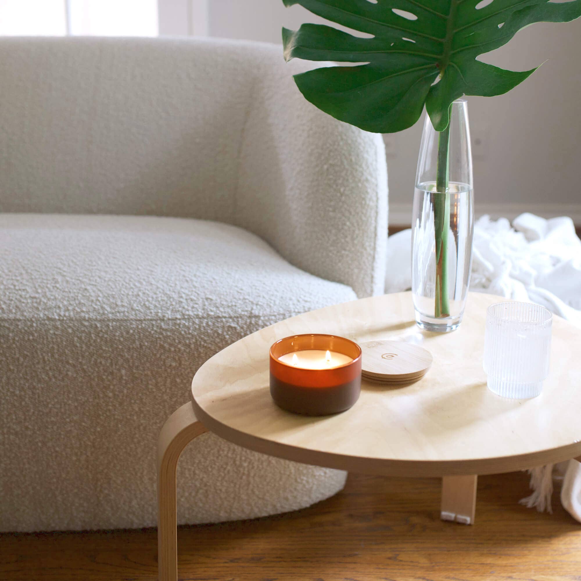 Mahogany + Cashmere - Resilience Series 3 Wick Soy Candle - Calyan Wax Co. - 850048226371 - Sugar River Shoppe - 