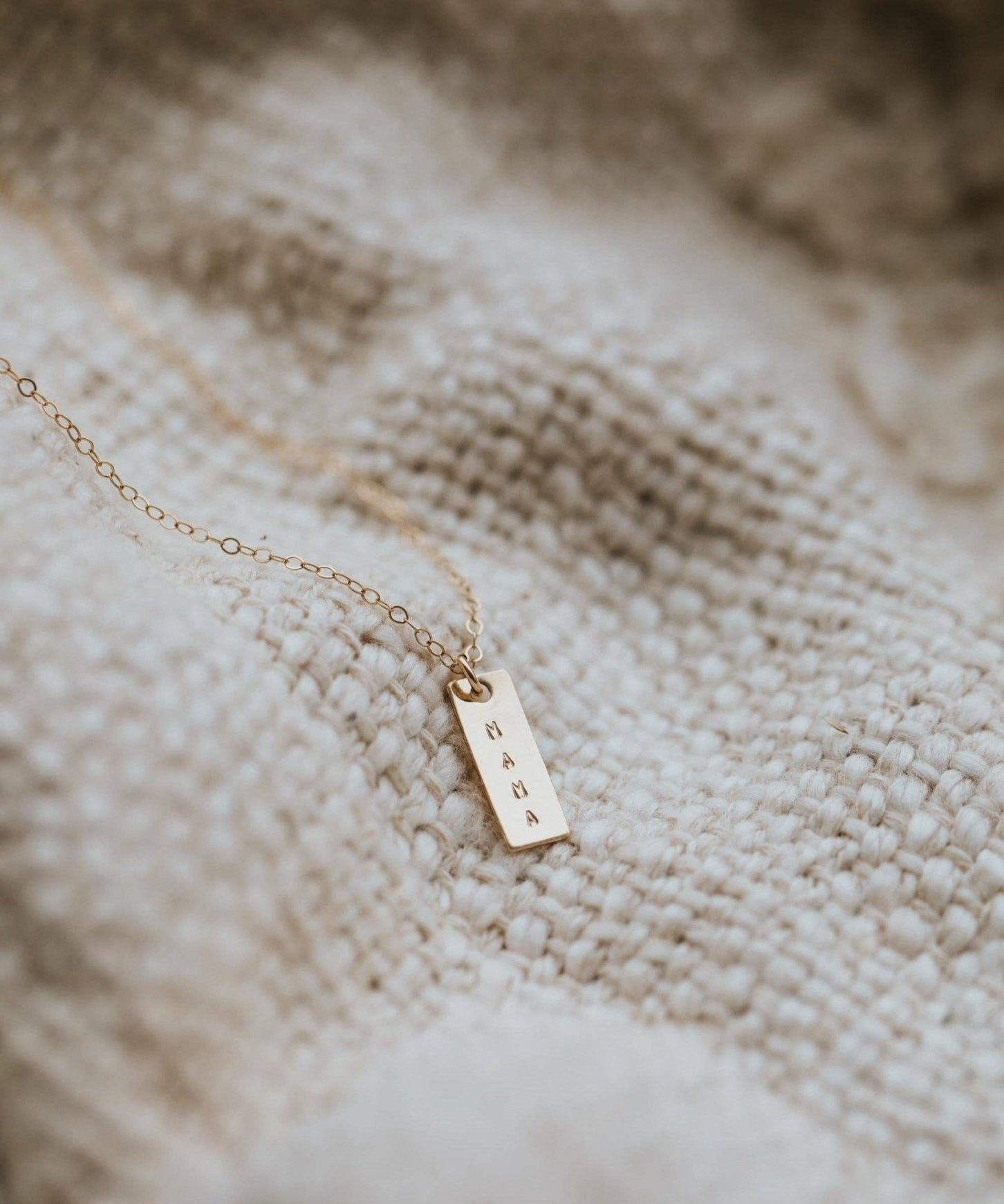 Mama Necklace | 14kt Gold Fill + Sterling Silver - Hello Adorn - 6062019 - Sugar River Shoppe - 