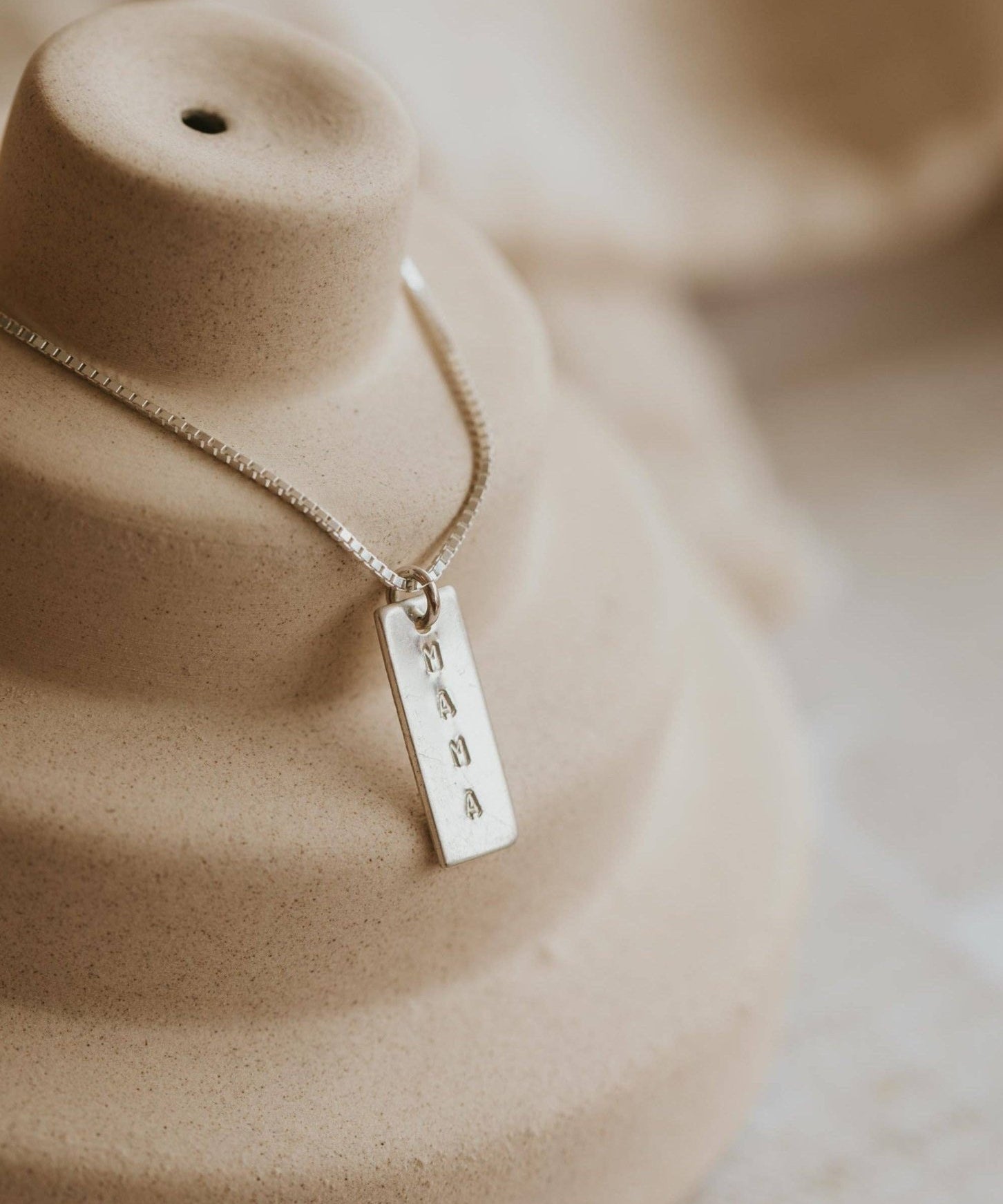 Mama Necklace | 14kt Gold Fill + Sterling Silver - Hello Adorn - 70806056 - Sugar River Shoppe - 
